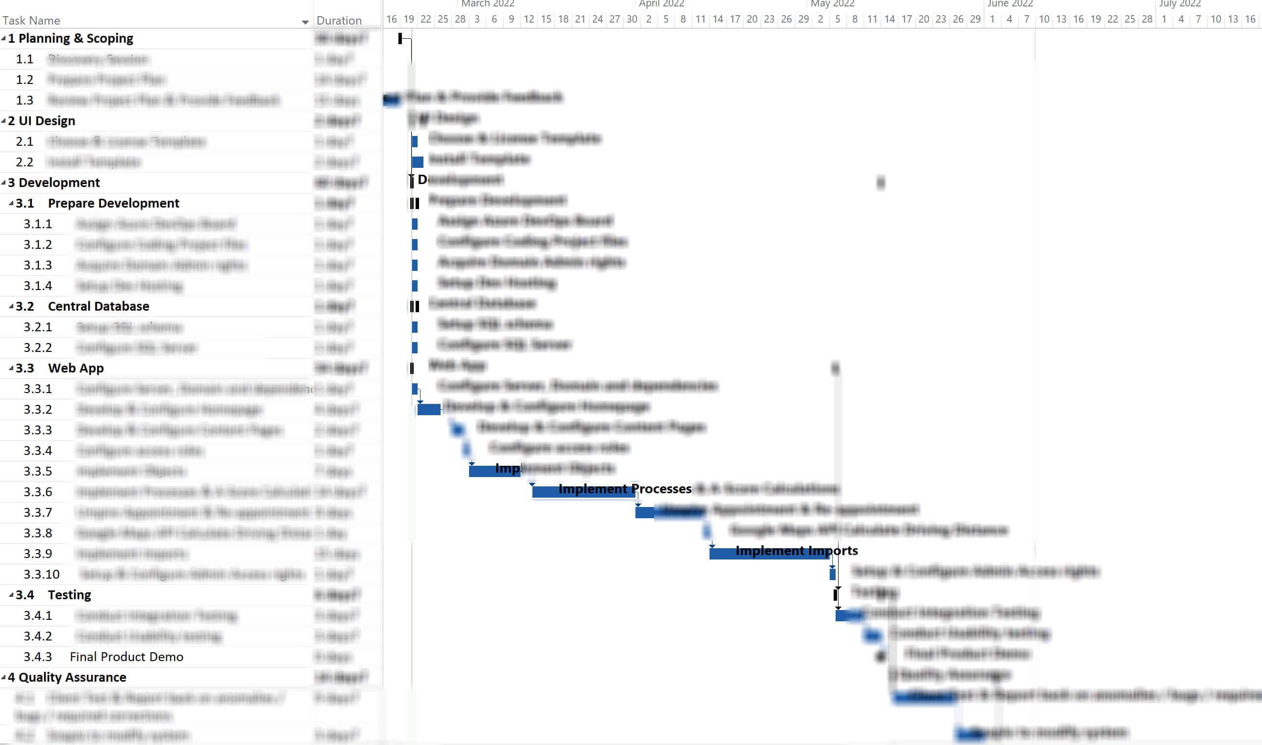 Snapio Sample Time Management Plan